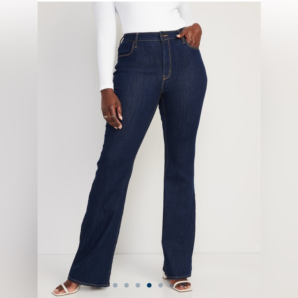 Old Navy High Waisted Wow Flare Leg Jeans